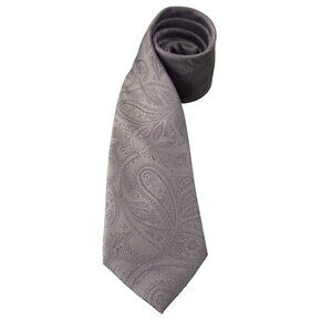 Vesuvio Napoli Paisley Mens Necktie 100% Polyester Made In Italy